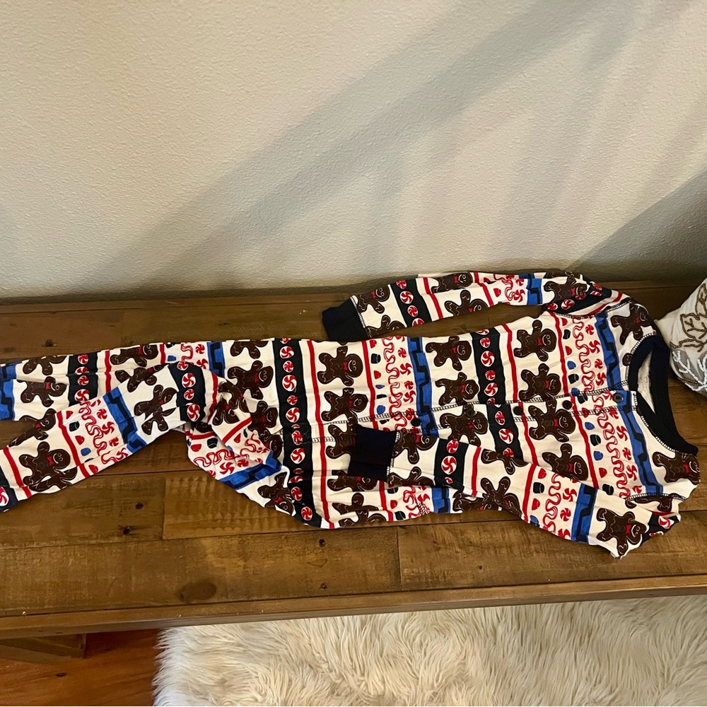 Sweet Cheeks Gingerbread Pajama Set - Picture 10 of 13
